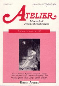 Copertina della rivista Atelier, n. 35