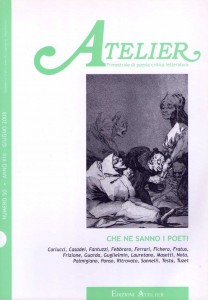 Copertina della rivista Atelier, n. 50