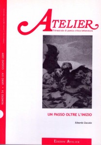 Copertina della rivista Atelier, n. 54