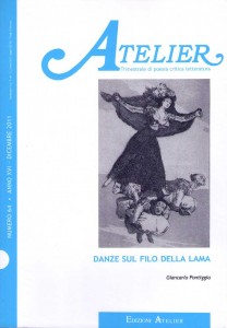 Copertina della rivista Atelier, n. 64