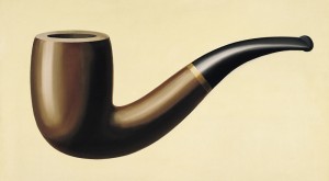 Ceci n'est pas une pipe (questa non è una pipa), di René Magritte
