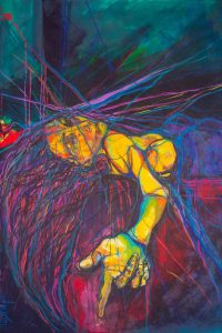 "Abbandono", di Giulia Gellini, 70x100x3 cm