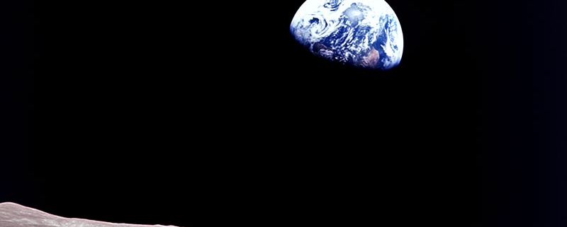 Missione Apollo 8: la Terra vista dalla luna