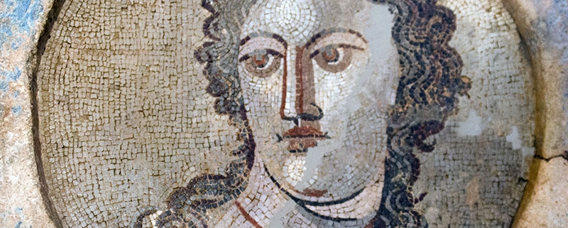 Mosaico di Mnemosine, dea della memoria