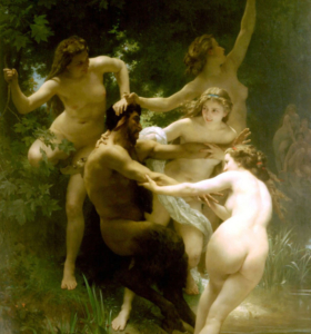 Ninfe e Satiri, un dipinto del 1873 di William-Adolphe Bouguereau